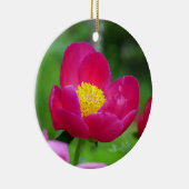 ホットピンクバラ セラミックオーナメント (右)