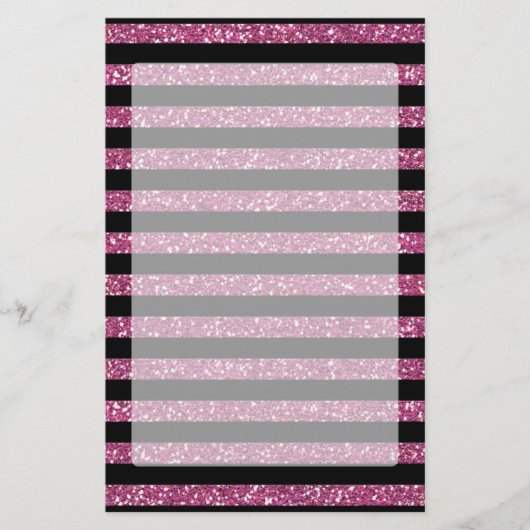 ホットピンクバラ 便箋 (正面)