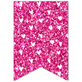 ホットピンクバレンタイン バンティングフラッグ (第2の旗)