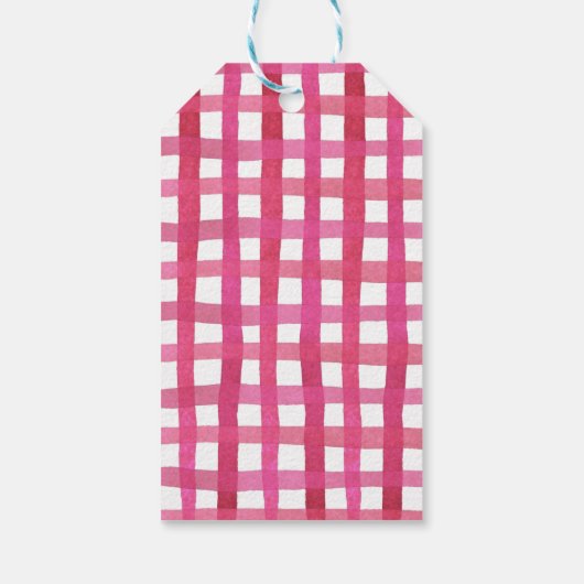 ホットピンクバーンファーム誕生日サンキュー ギフトタグ (裏面)