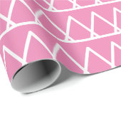 ホットピンクパターンクリスマス ラッピングペーパー (ロールコーナー)