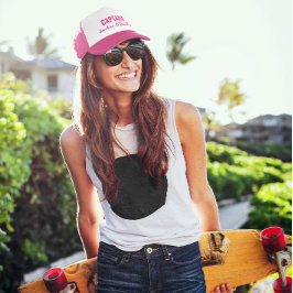 ホットピンクパーソナライズされたキャプテン キャップ