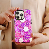 ホットピンクヒッピーiPhone | 60sヒッピーiPhone 13 Case-Mate iPhoneケース