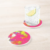 ホットピンクヒートマップ コースター (側面)