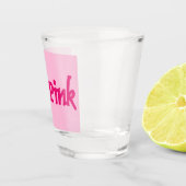 ホットピンクピンクショットグラス ショットグラス (右)