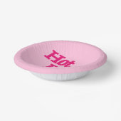 ホットピンクピンク紙丼 ペーパーボウル (傾斜あり)