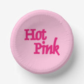 ホットピンクピンク紙丼 ペーパーボウル (正面)