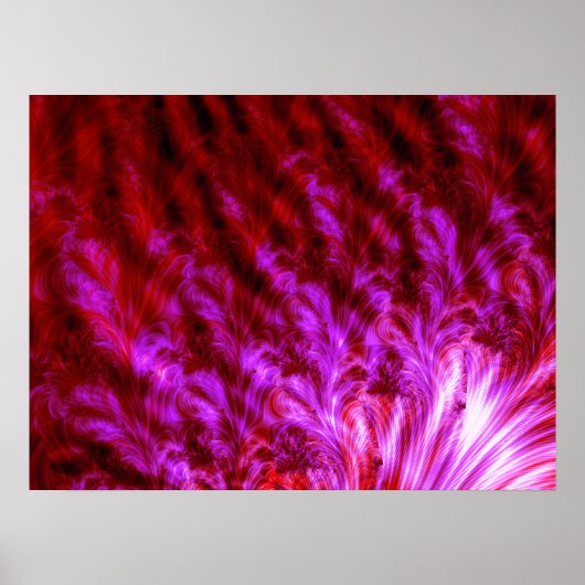 ホットピンクファイアウォール ポスター (正面)