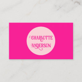 ホットピンクファッションスタイリスト 名刺