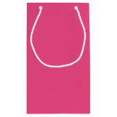 ホットピンクファンシー渦巻きフォトフレーム スモールペーパーバッグ (裏面)