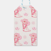 ホットピンクファーストRodeo 1st Birthdayありがとう ギフトタグ (裏面)