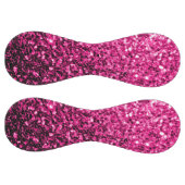 ホットピンクフェイクグリッターの輝ききらきら光る ソフトボール (パネル)