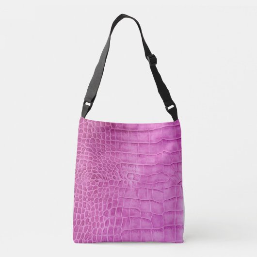 ホットピンクフェイクレザークロスボディバッグ クロスボディバッグ (裏面)