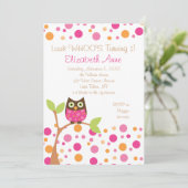 ホットピンクフクロウ 招待状 (スタンド正面)