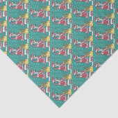 ホットピンクフラミンゴ,クリスマスサンタティッシュペーパー 薄葉紙 (詳細)