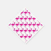 ホットピンクフラミンゴ スタンダードカクテルナプキン (角)