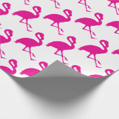 ホットピンクフラミンゴ ラッピングペーパー (角)