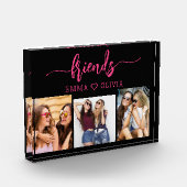 ホットピンクフレンズ3フォトフレンドシップコラージュ フォトブロック (左)