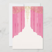 ホットピンクフローラティアラガーリーキンセアニェラ 招待状 (裏面)