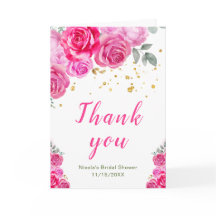 ホットピンクフローラブライダルシャワー