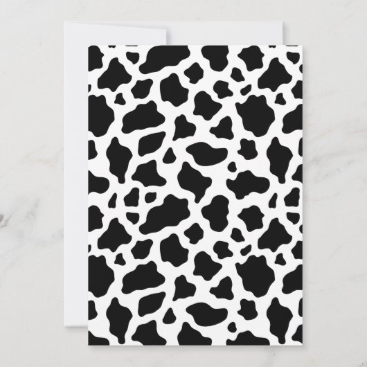 ホットピンクブラックワイルドウエスト女性のカーボーイ誕生日 招待状 (裏面)