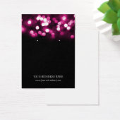 ホットピンクブラック《写真》ぼけ味ライトカスタムイヤリングカード (デスク)