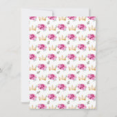 ホットピンクプリンセスフローラキンセアニラ サンキューカード (裏面)