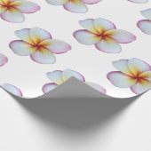 ホットピンクプルメリア包装紙 ラッピングペーパー (角)