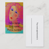 ホットピンクヘア 予約カード (正面/裏面)