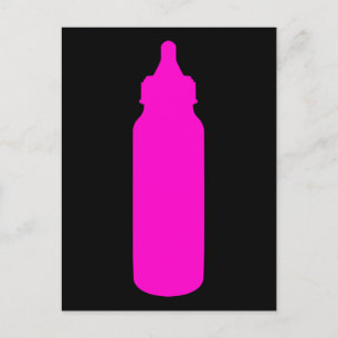 ホットピンクベビーボトル ポストカード