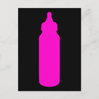 ホットピンクベビーボトル ポストカード