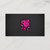 ホットピンクペイントボール 名刺 (裏面)