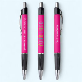 ホットピンクペン ビジネス ロゴ 印刷 プロモーション ボールペン