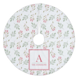 ホットピンクホリーベリークリスマスツリースカート フリース ツリースカート