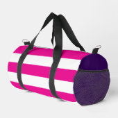ホットピンクホワイトストライプレンズモノグラム ダッフルバッグ (右コーナー)