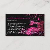 ホットピンクマシン ファブリックテーラー ファブリックシwing 名刺 (正面)