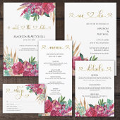 ホットピンクマゼンタフローラエレガント金ゴールドスクリプトハート ハンドファン