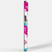 ホットピンクミントレトロ電話こんにちは Case-Mate iPhoneケース (裏面 / 右)