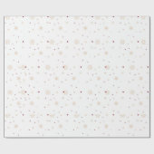 ホットピンクモダングルービークリスマス ラッピングペーパー (フラット)