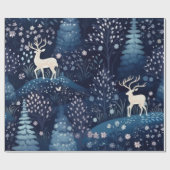 ホットピンクモダングルービークリスマス ラッピングペーパー (フラット)