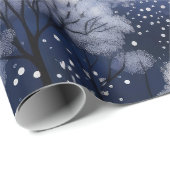 ホットピンクモダングルービークリスマス ラッピングペーパー (ロールコーナー)