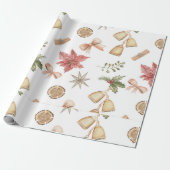 ホットピンクモダングルービークリスマス ラッピングペーパー (アンロールド)