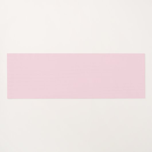 ホットピンクモダンスクリプガーリートのモノグラム名 ヨガマット (裏面(横))