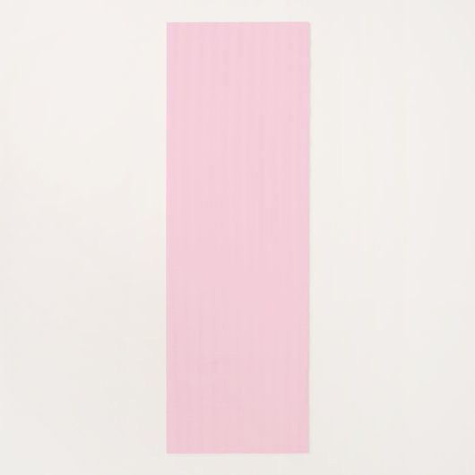 ホットピンクモダンスクリプガーリートのモノグラム名 ヨガマット (裏面)