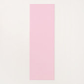 ホットピンクモダンスクリプガーリートのモノグラム名 ヨガマット (裏面)