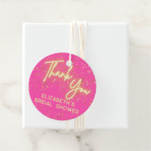 ホットピンクモダンネオングローグリッターありがとうスクリプト