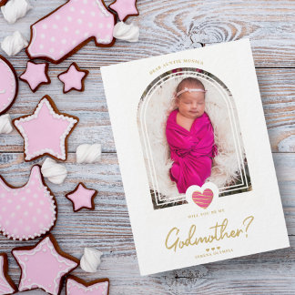 ホットピンクモダンハートゴールデンフェイク効果女神