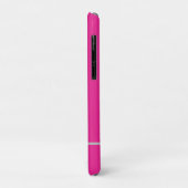 ホットピンクモノグラム名 Case-Mate iPhoneケース (裏面/左)