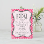 ホットピンクモロッコクローバー 招待状 (スタンド正面)