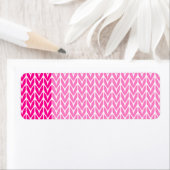 ホットピンクヤーンスタイルシボロンニット ラベル (インサイチュ)